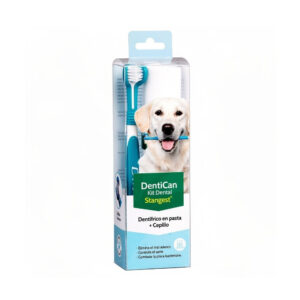 Dentican Kit Dental Cepillo y Pasta para Perros | Emperrados