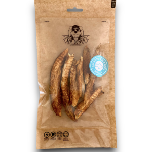 Mr. Bones Snacks de FILETES DE CABALLA del Atlántico 70 g para Perros y Gatos