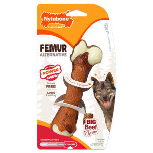 Nylabone Juguete Masticable FEMUR Alternative Extreme Masticable T.M para Perros