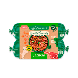 Wild Balance Menú COCINADO de TERNERA con verduras, 1,3 kg para Perros