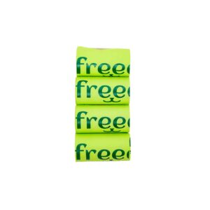 Freedog Bolsas Higiénicas 100% Compostable 1R/15B T.Única (33x22,5cm) para Perros y Gatos