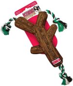 Kong Juguete TRONCO con Cuerdas Fetchstix  T.M (5x16x25cm) para Perros
