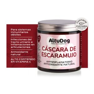 Altudog Suplemento CÁSCARA DE ESCARAMUJO BIO 100 g para Perros y Gatos