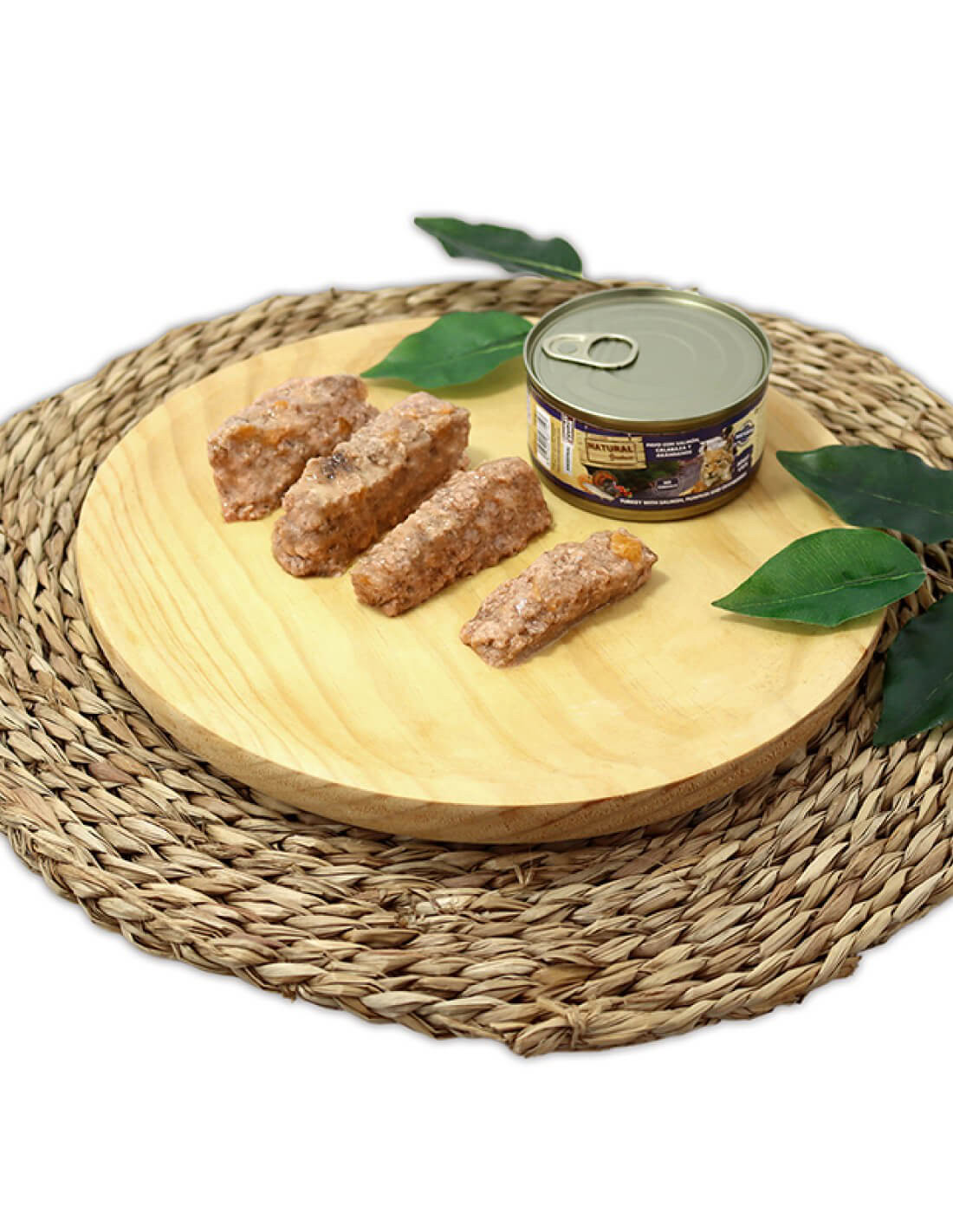 Natural Greatness Lata PAVO y SALMÓN con calabaza y arándanos 185 g para Gatos - Imagen 2