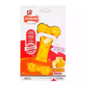 Nylabone Juguete Hueso Masticable Duro (sabor Queso) T.XS para Perros
