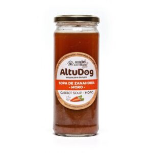 Altudog SOPA de MORO (Zanahoria) - Ayuda a la Flora Intestinal - 450 ml para Perros