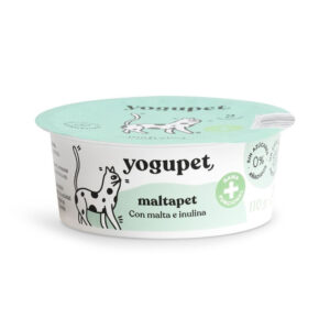Yogupet Maltapet Yogur Natural con MALTA (Ayuda arrastrar Bolas de Pelo) 110 g, para Gatos