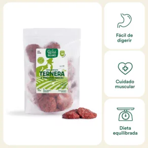 Wild Balance Menú BARF de TERNERA y Verduras Frescas 1 kg para Gatos