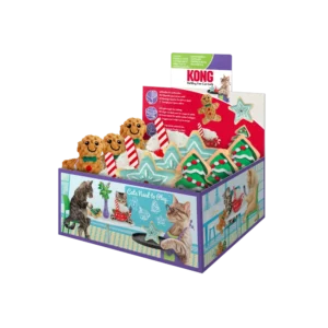 Kong Caja 1 Peluche Pequeño (Rattling Fun Cat Café) Suenan y Crujen Catnip para Gatos
