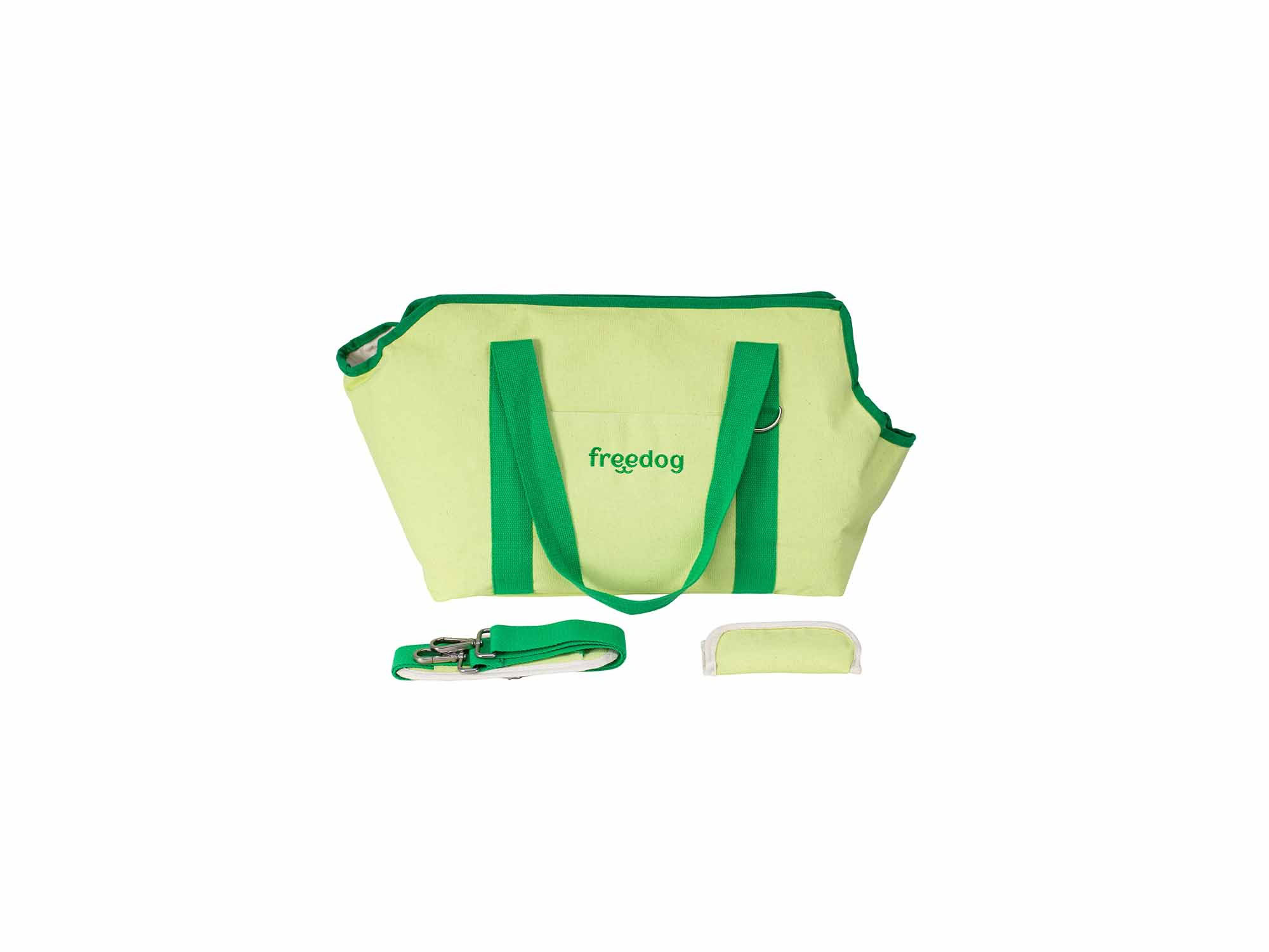 Freedog BOLSO Transporte BLOOMING TOTE T.Única (43x32x23cm) Verde para Perros y Gatos - Imagen 3