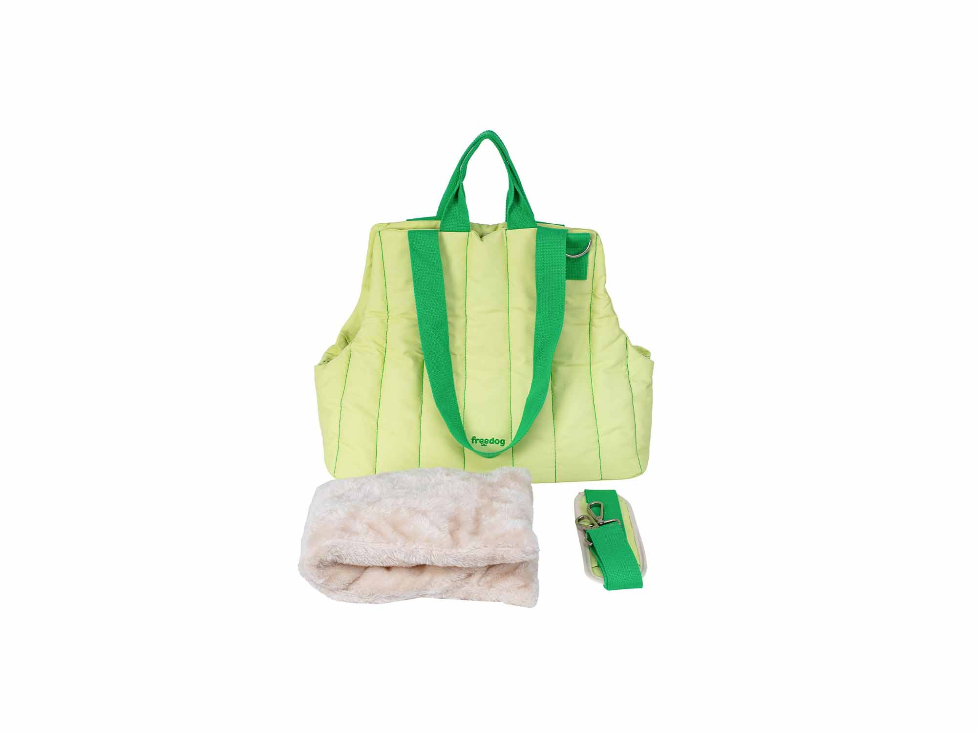 Freedog BOLSO Transporte BLOOMING SATCHEL T.Única (44x35x22cm) Verde para Perros y Gatos - Imagen 2