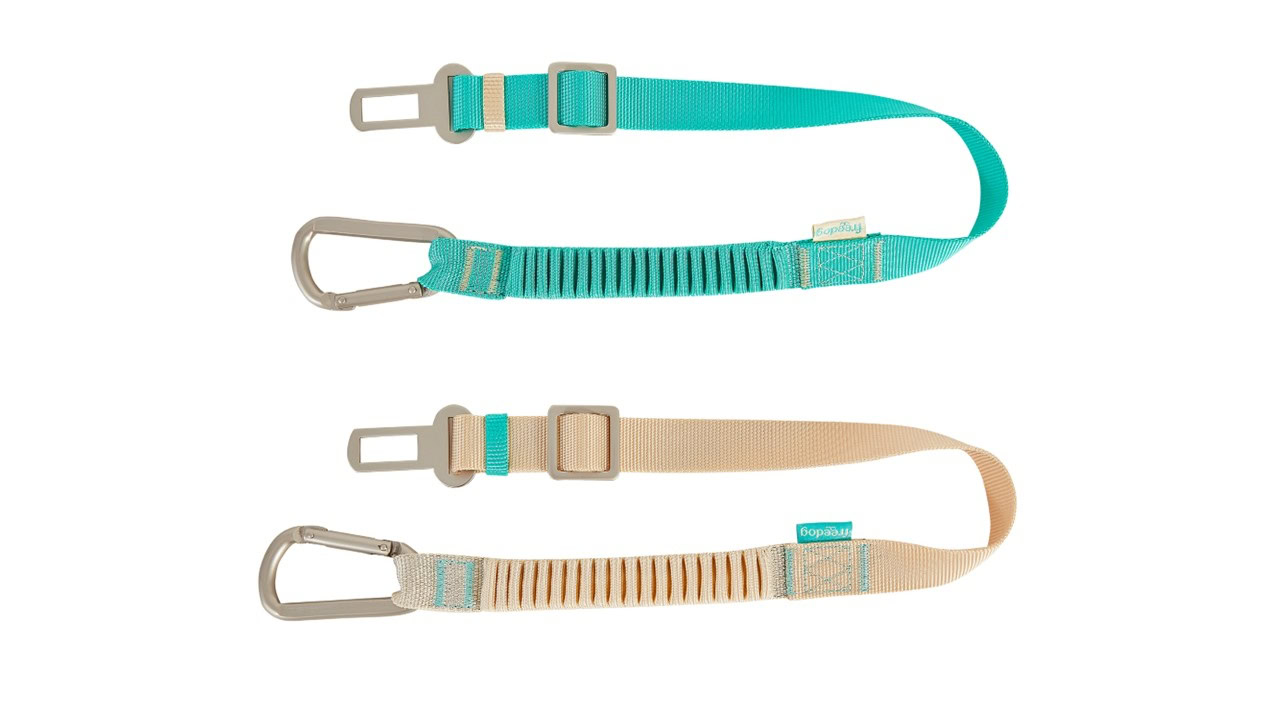 Freedog CINTURÓN Seguridad SAFERIDE PRO Elástico Regulable (25mm x 55/68cm) para Perros y Gatos - Imagen 2