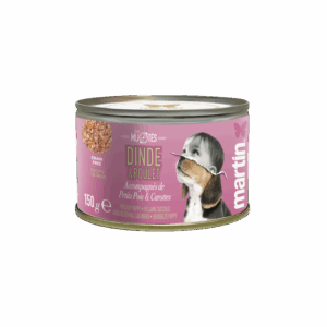 Martin Lata Estofado de PAVO Y POLLO (Alimento Completo Húmedo) 150 g para Perros CACHORROS