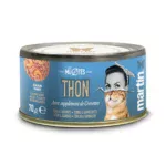 Martin Lata Estofado de ATÚN Y GAMBAS (Alimento Completo Húmedo) 70 g para Gatos