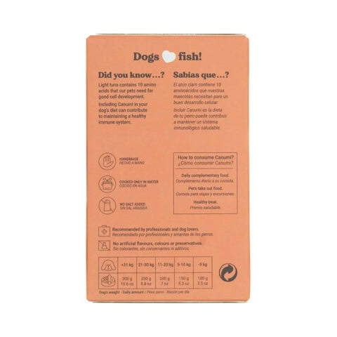 Canumi Lata de Trozos de VENTRESCA de Atún Claro al natural 120 g para Perros - Imagen 2