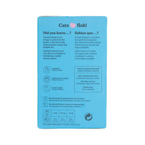 Canumi Lata de Filetes de CABALLA DEL SUR al natural 100 g para Gatos - Imagen 2