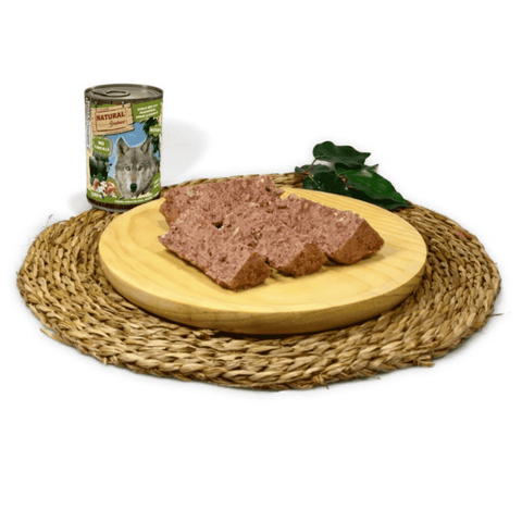 Natural Greatness Lata TERNERA ANGUS con setas, jengibre y romero - Exótica 400 g para Perros - Imagen 2