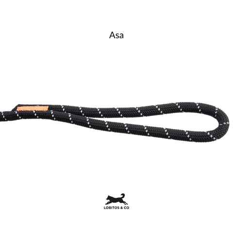 Non-Stop Rock Leash / Correa Redonda, 1,8 m, Negro para Perros - Imagen 4