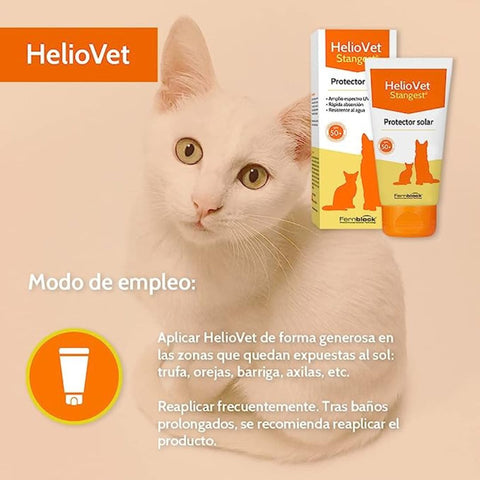 Stangest Heliovet Crema Protectora Solar SPF50+ 50 ml para Perros y Gatos - Imagen 4