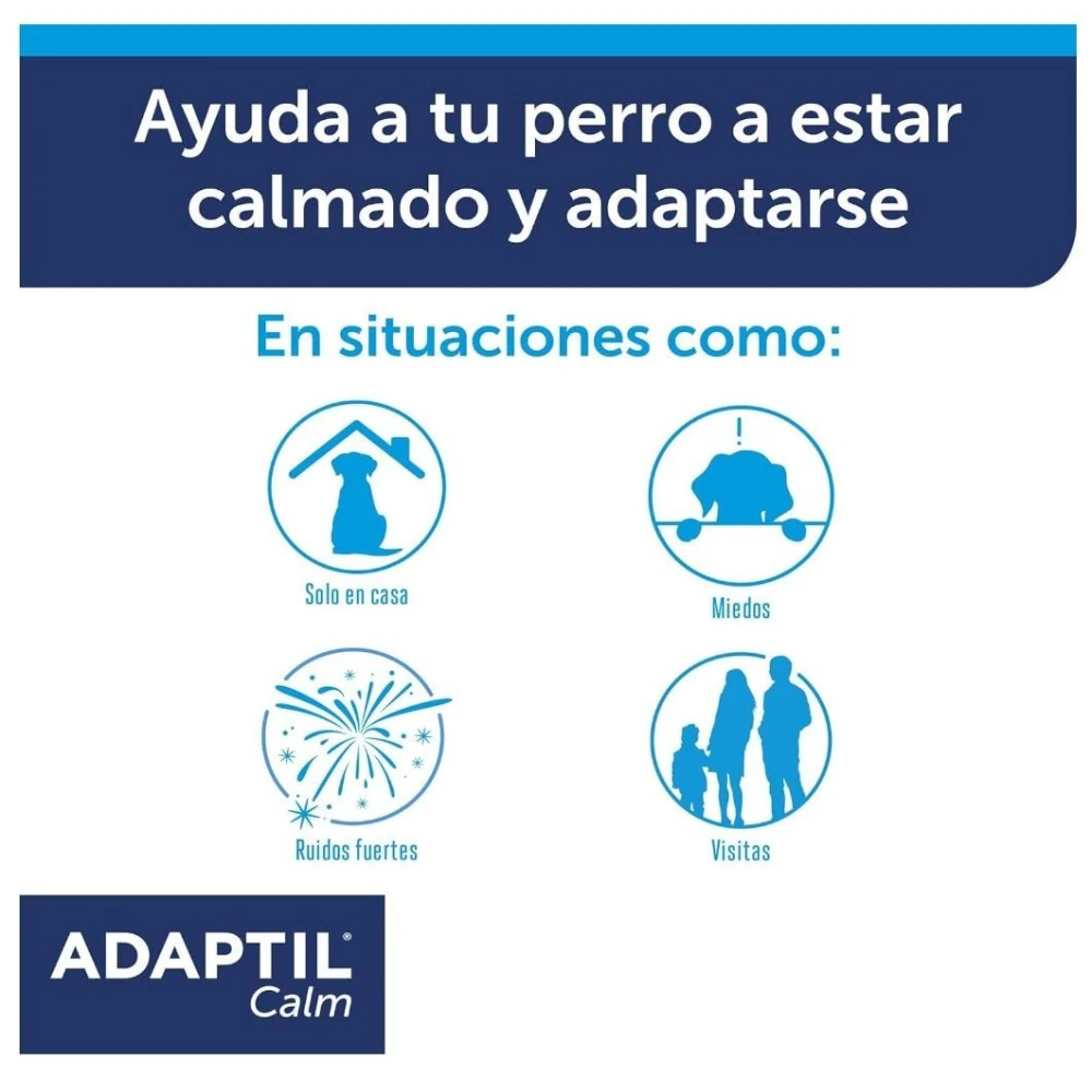Adaptil Calm - Recambio 48 ml para el Difusor (Antiestrés) Duración 1 mes para Perros - Imagen 3