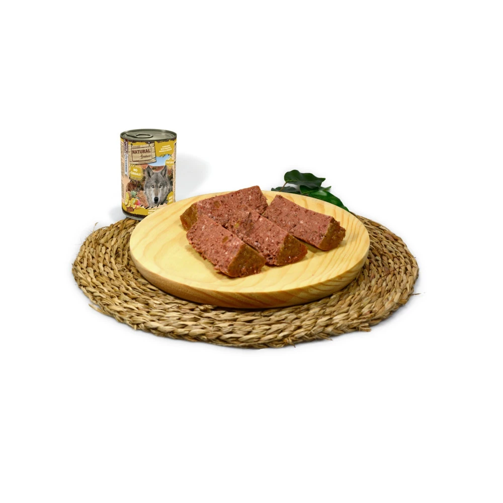 Natural Greatness Lata CANGURO con piña, mango y espirulina - Exótica 400 g para Perros - Imagen 2