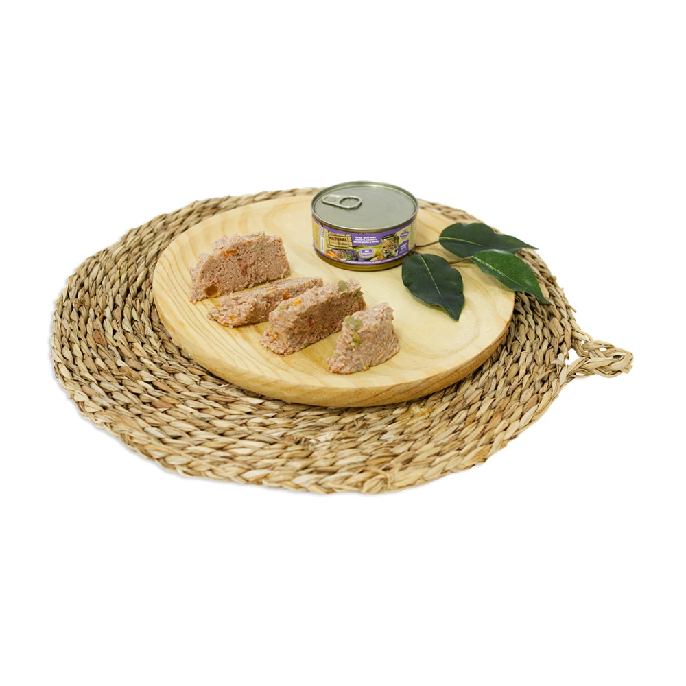 Natural Greatness Lata CORDONIZ con CON CERDO, zanahorias, judías y tomillo 170 g para Gatos - Imagen 2