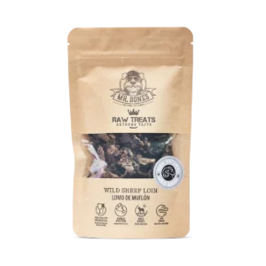Mr. Bones Snacks LOMO de MUFLÓN 45 g para Perros y Gatos