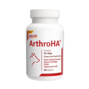Dolfos ArthroHA - Suplemento Natural Condroprotector para Salud Articular 90 comp. para Perros y Gatos