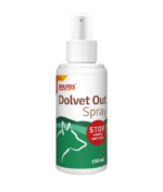 Dolfos Dolvet Out Spray - Protección / Repelente Externo Natural contra Insectos y Garrapatas (150 ml) para Perros y Gatos