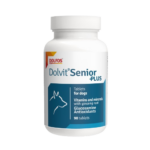 Dolfos Dolvit Senior Plus – Suplemento Natural Multivitamínico Revitalizante  y Articular con Ginseng (90 comp./ 140 g) para Perros Senior