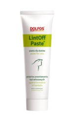 Dolfos LintOff Paste - Suplemento Malta Natural Anti-Bolas de Pelos (100 g pasta oral) para Gatos