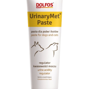 Dolfos UrinaryMet Paste - Suplemento Natural Salud Urinaria con L-Metionina (100 g pasta oral) para Perros y Gatos