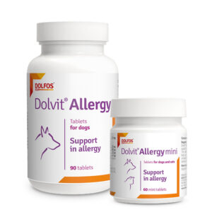 Dolfos Dolvit Allergy - Suplemento Natural contra Alergias y Dermatitis con Quercetina para Perros y Gatos