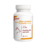 Dolfos Dolvit Beta Caroteno&Biotina Forte - Suplemento Natural Regeneración Piel y Pelo Sano con Zinc y Aminoácidos para Perros y Gatos