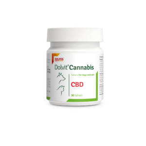 Dolfos Dolvit Cannabis - Suplemento Natural Cáñamo (CBD) Relajación y Bienestar (30 comp) para Perros y Gatos