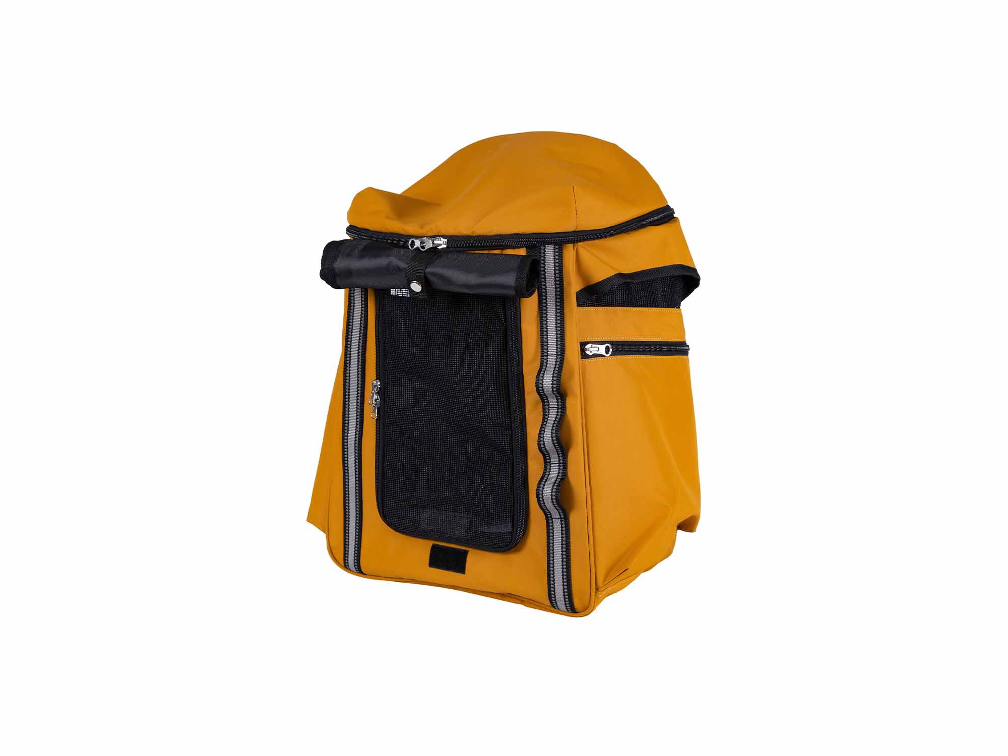 Freedog MOCHILA Transporte HighTrail, T.Única (47x22x33 cm) Amarillo Mostaza para Perros y Gatos - Imagen 2