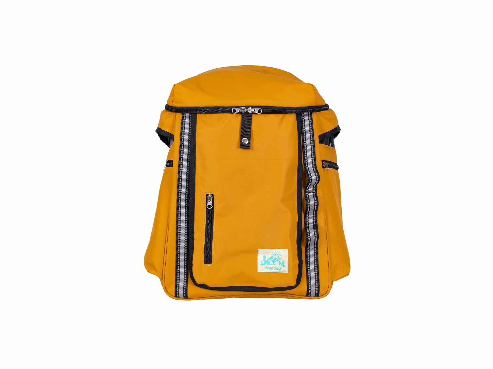 Freedog MOCHILA Transporte HighTrail, T.Única (47x22x33 cm) Amarillo Mostaza para Perros y Gatos
