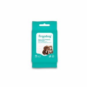 Freedog TOALLITAS HIGIÉNICAS Húmedas (Limpieza Pelaje y Patas) para Perros y Gatos