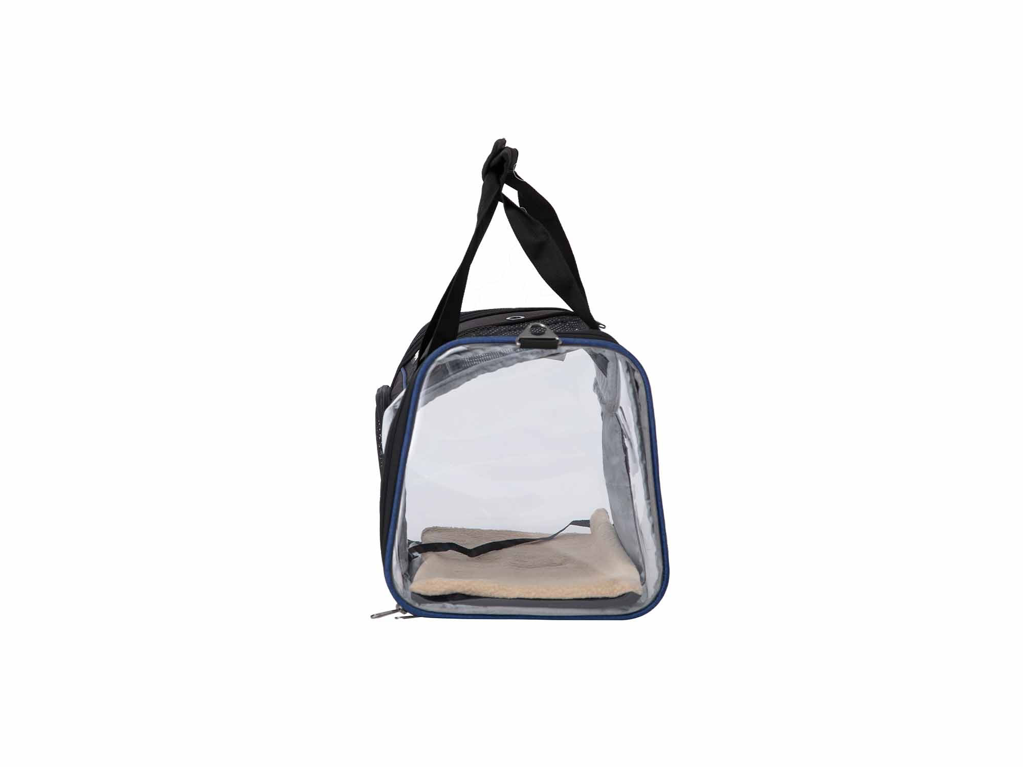 Freedog TRANSPORTÍN Transparente JFK T.Única (49x29x29cm) para Perros y Gatos - Imagen 2