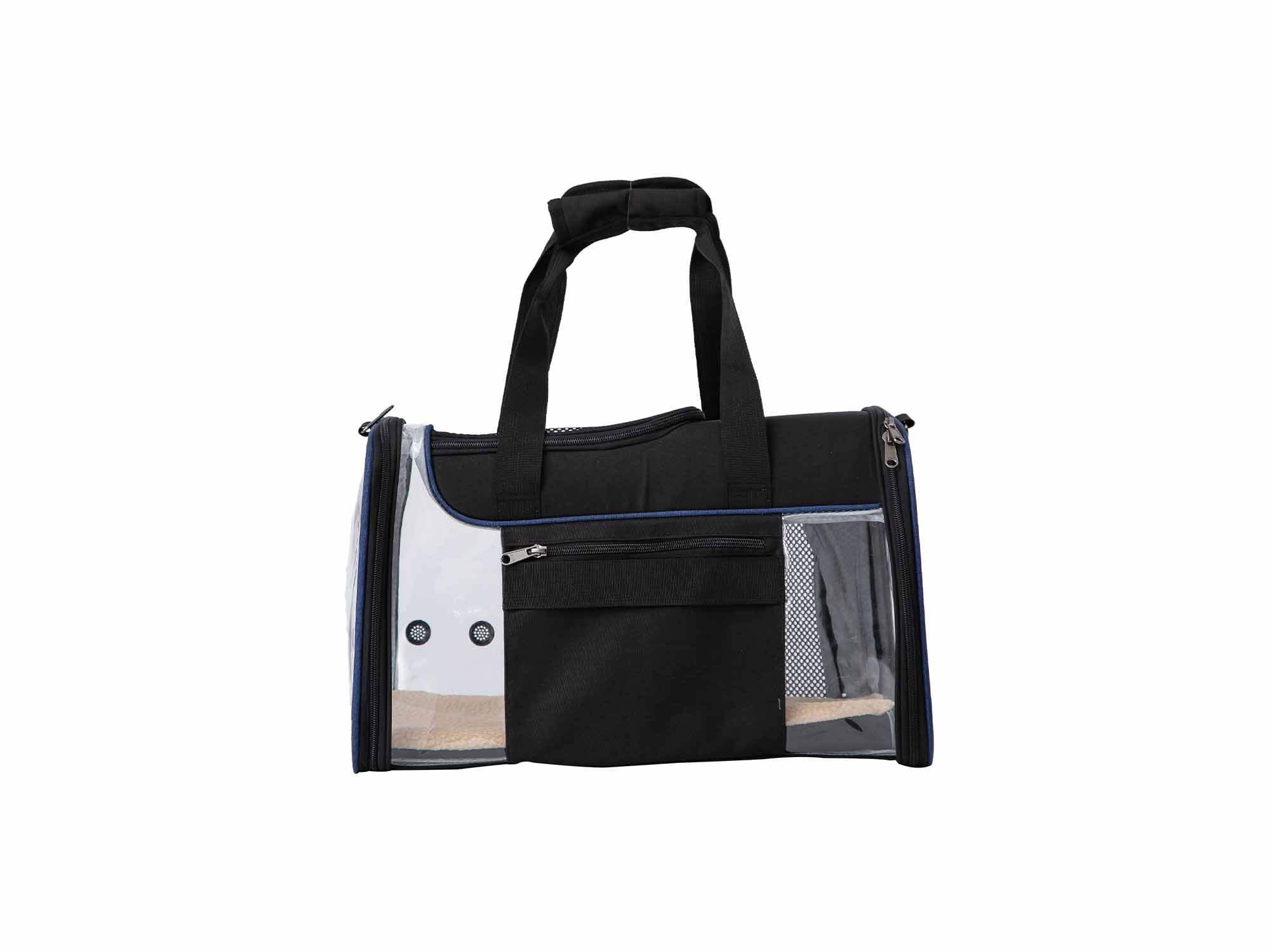 Freedog TRANSPORTÍN Transparente JFK T.Única (49x29x29cm) para Perros y Gatos