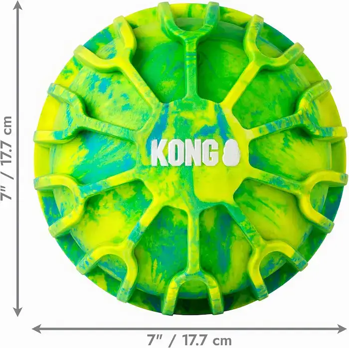 Kong Juguete Pelota Flexball Sport (forma esférica u ovalada) para Perros - Imagen 4