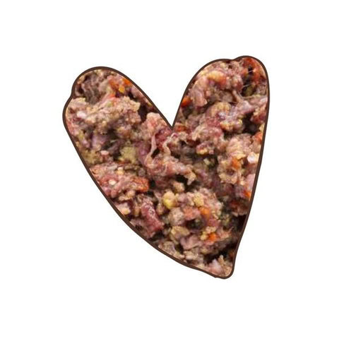 Alimento BARF vacuno para perros, 800 gramos de nutrición