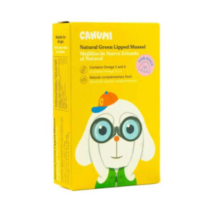 Canumi Lata de Mejillón de LABIO VERDE al natural de Nueva Zelanda 120 g para Perros de Canumi disponible en Emperrados para cuidar a tu peludo.
