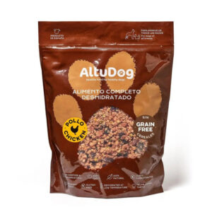 Comida deshidratada para perros sabor pollo sin cereales