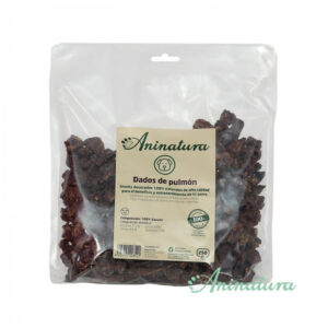 snacks naturales de pulmón de vacuno para perros aninatura