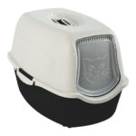 Arenero cubierto Mypet Bailey ECO para gatos en color gris