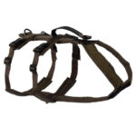 arnés verde aceituna para perros non-stop line harness long wd