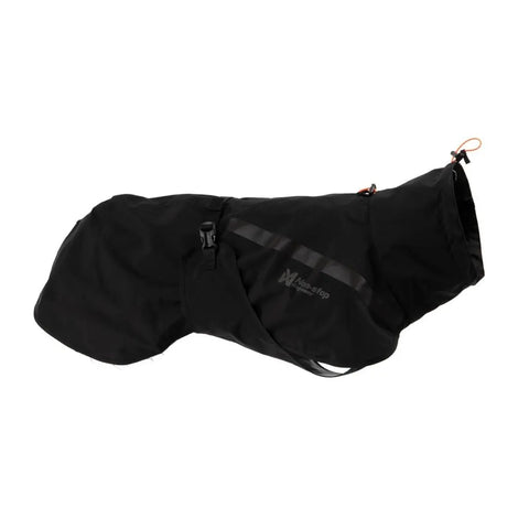 Chaqueta aislante negra para perros Non-Stop Trekking vista frontal