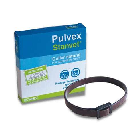 Stangest Collar Repelente Natural Pulvex Stanvet (pulgas 60 cm largo para Perros y Gatos de Stangest disponible en Emperrados para cuidar a tu peludo.