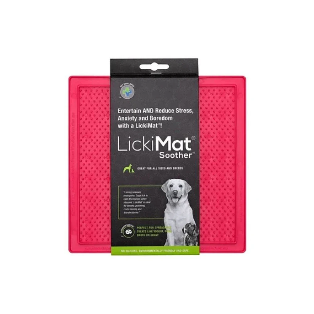 Lickimat Soother Classic sin BPA para mascotas seguras